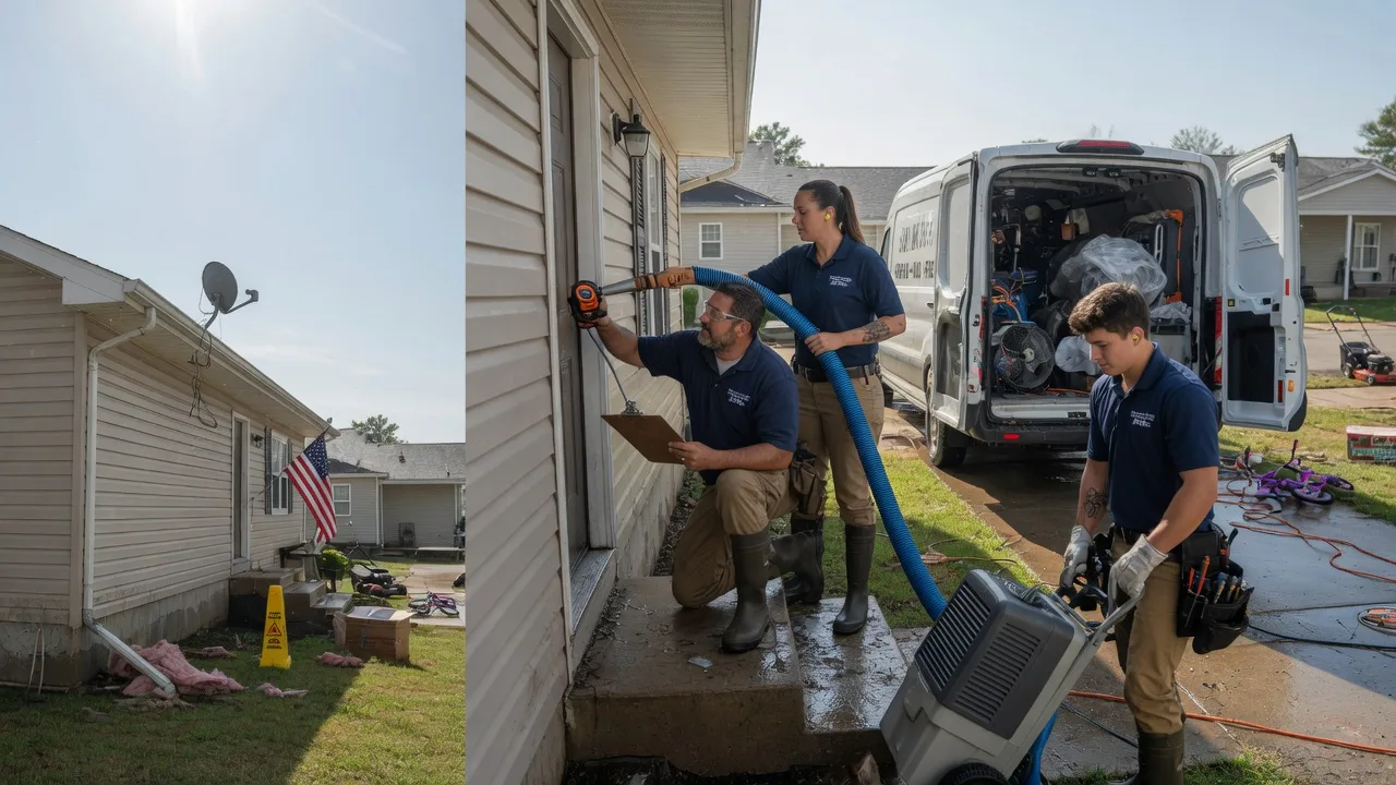 Ceiling Water Damage Restoration in Waterford, MS near me